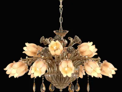 MD 3269-12-6 Osgona Chandelier 3D model