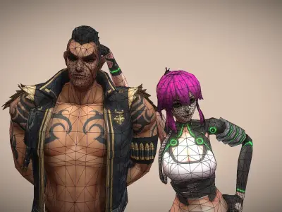 Wastedland Raiders 3D model