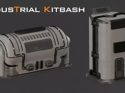 Industrial Kitbash-V6 3D model