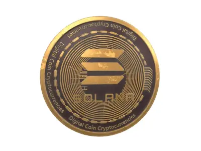 Solana Coin v4 002 3D model