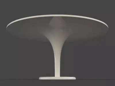 Round Dining Table 3D model
