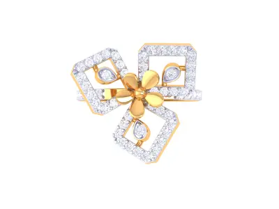  Women Ring MTL 3dm STL OBJ FBX Details 3D print model 18