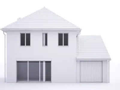 British House Queens Edith Way 2 3D model