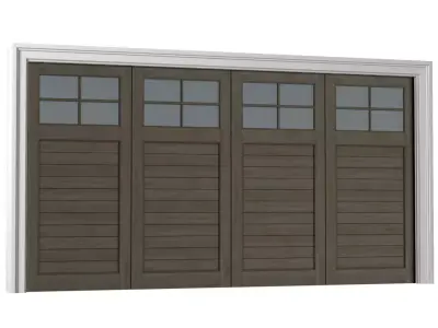 Automatic Classic Modern Garage Doors  3D model