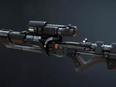 Ronan Rifle 3D model