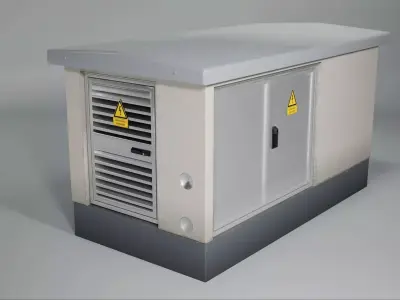 Electrical Distribution Boxes and Stations Pack 3D model