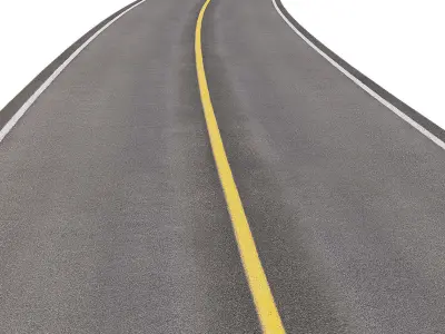 PBR Road circles 3D model