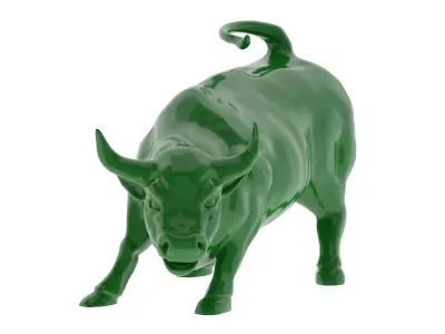 Wall Street Bull 3D Print 3D print model