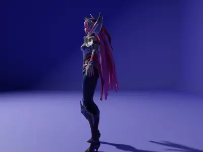 Irelia by Kstudios Low-poly 3D model