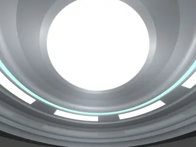 Sci Fi Room 3D model 33