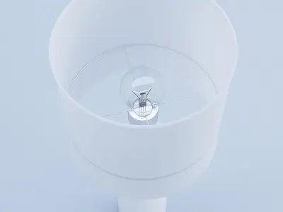 White Lamp 3D model get