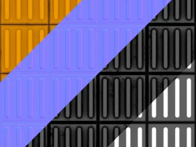 Street Pavement Tactile Directional 001 Texture