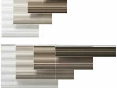 Duolite blinds HUNTER DOUGLAS 3D model