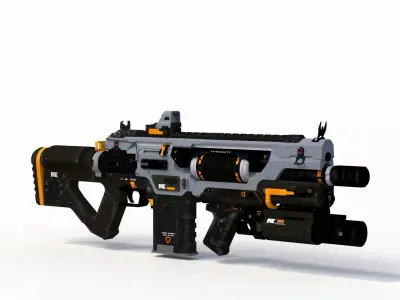 Sci-Fi Laser Gun 1 3D model