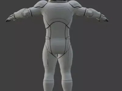 Spacesuit 3D Model 3D model