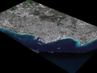 Bridgetown - Barbados 3D model