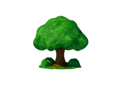 Lowpoly tree Low-poly 3D model purchase