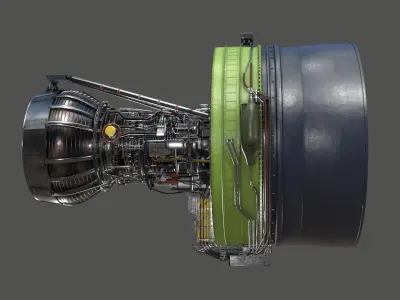  Airliner Jet Engine 