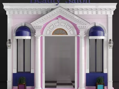 Children playhouse Beauty Salon for kids 3D model