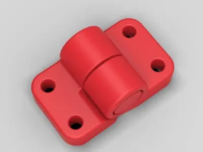 Plastic Hinge Small-Stronger 3D print model