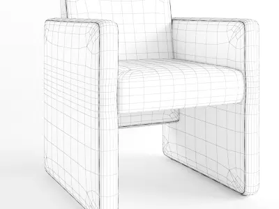 Kelsie Dining Chair 3D model