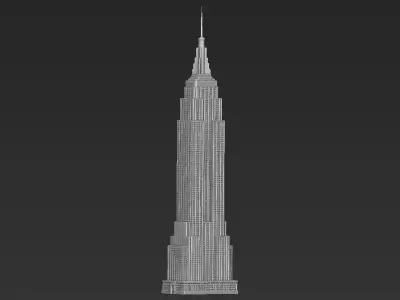 Empire State Building 3D printable 3D print model
