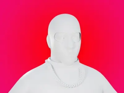 3D NFT BALACLAVA Stylized Character Free low-poly 3D model Free low-poly 3D model