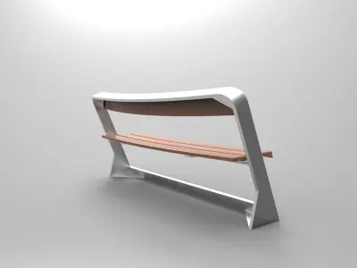 Bench - Urban Furniture Collection 3D model