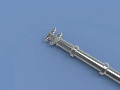 Container door lock Free 3D model