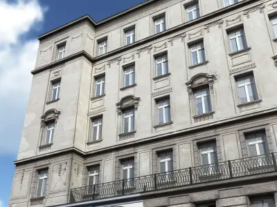 Apartment House 117 Low-poly 3D model