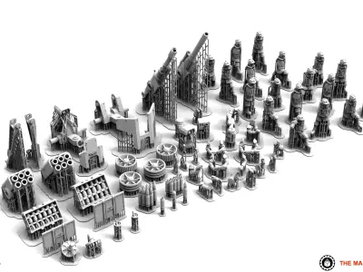 Valour Korps - Support Guns 3D print model