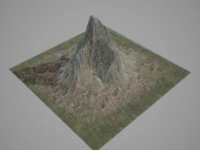Mountains V1 Low-poly 3D model