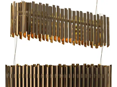 Facet Lozenge Pendant 3D model