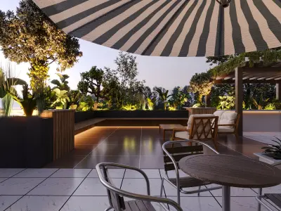 Terrace Garden 3D model