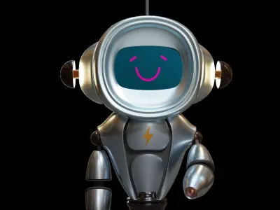 3D Robot Character 3D model