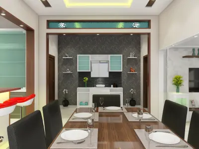 Modern Living Room Lumion 11 Interior Scene 3D model