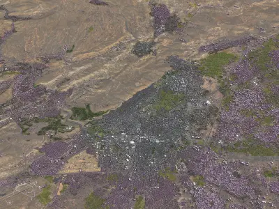 Damascus - Topography Terrain 3D City 3D Model Pack