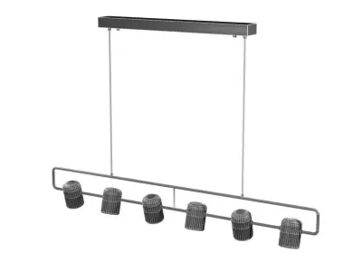 Ling PL6 Linear Suspension Low-poly 3D model