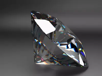 Realistic Diamond 3D model