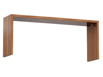 Montana 72x18 Live Edge Console Table Crate and Barrel 3D model