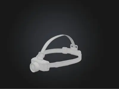Headlamp Low-poly 3D model