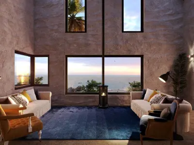 Beach Front Surf Chalet 3D model