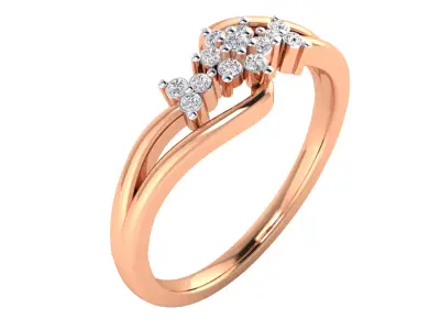  Women Ring Render 3dm STL MTL SLC JCD OBJ FBX Details 3D print model 37