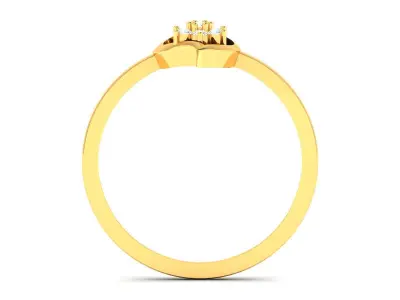 Diamond Ring For Women 3d Print Model 3D print model 23