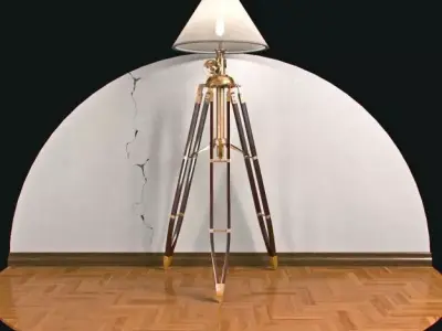 Tripod floor lamp 3D model
