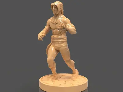 Vega or Balrog Sculpture from Street Fighter 3D print model