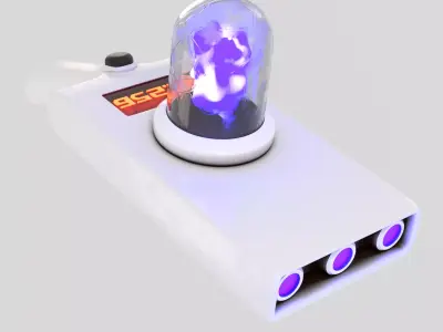 Concept of Portal gun from Rick and Morty 3D model 3D model