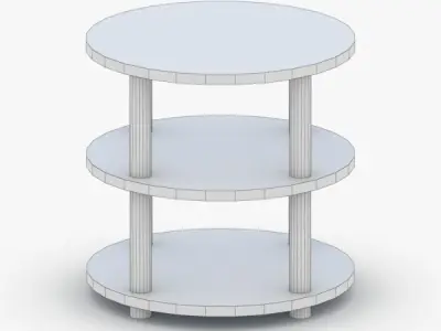 0406 - Coffee Table Low-poly 3D model