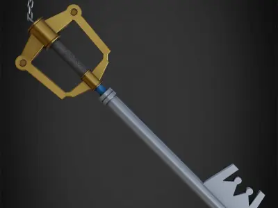 Kingdom Hearts Sora Kingdom Key for Cosplay 3D print model