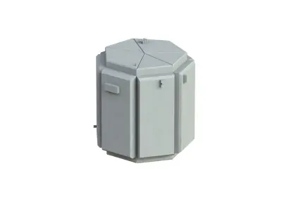 Sci Fi Object No 3326 Low Poly Low-poly 3D model